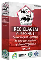 Curso Profissional Reciclagem NR-11 Retroescavadeira e Minicarregadeira