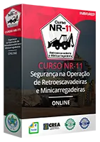 Curso Profissional NR-11 Retroescavadeira e Minicarregadeira