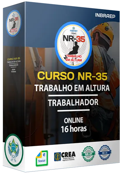 Curso Profissional NR-35 Trabalhador 16h