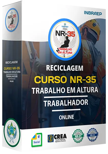 Curso Profissional Reciclagem NR-35 Trabalhador 8h