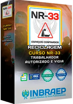 Curso Profissional Reciclagem NR-33 Trabalhador