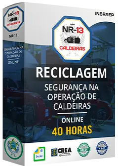 Curso Reciclagem NR-13 Caldeiras Profissional - Online