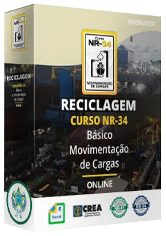 Curso Profissional Reciclagem NR-34 Movimentação de Cargas