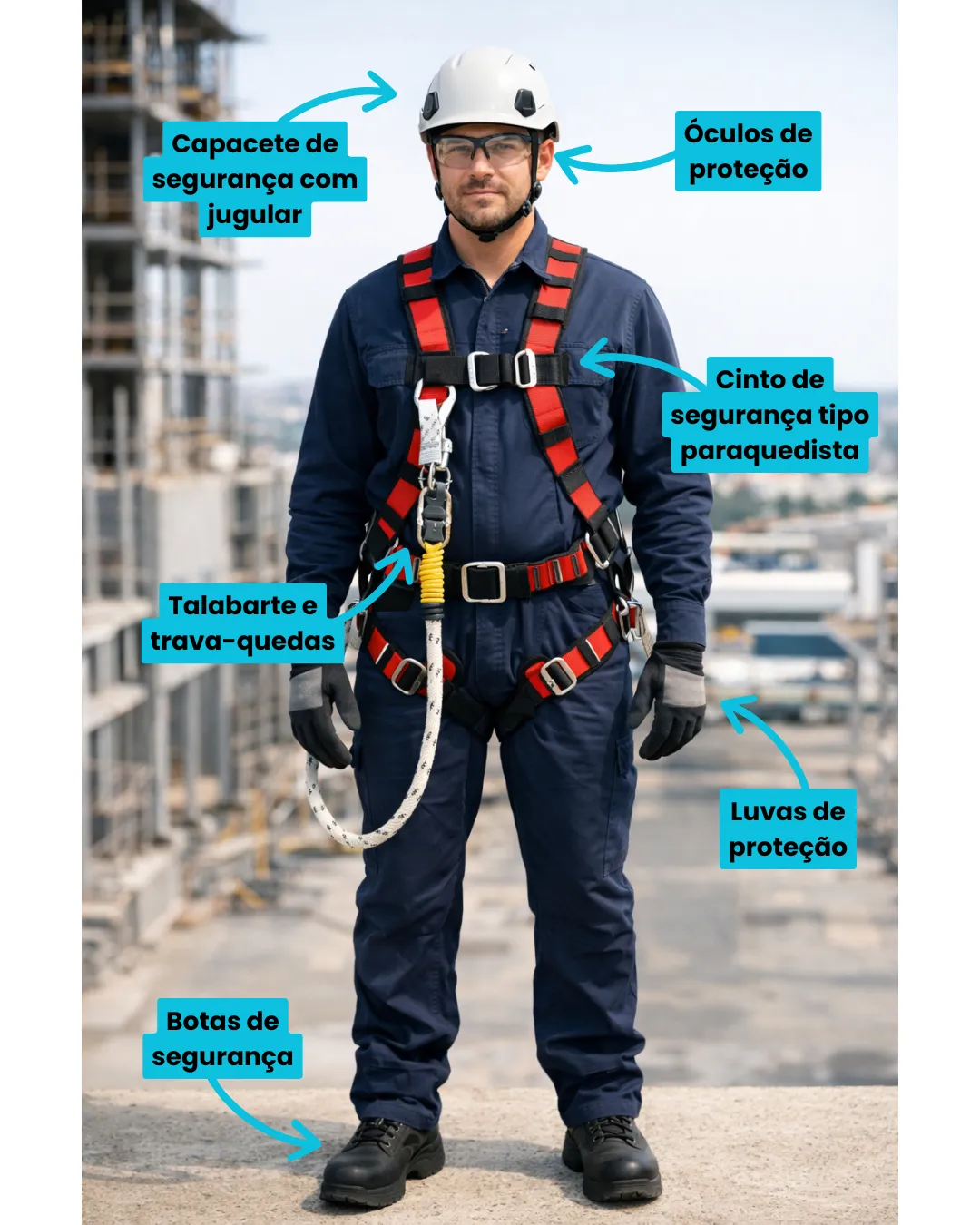 EPIs e EPCs para Elevadores de Obras